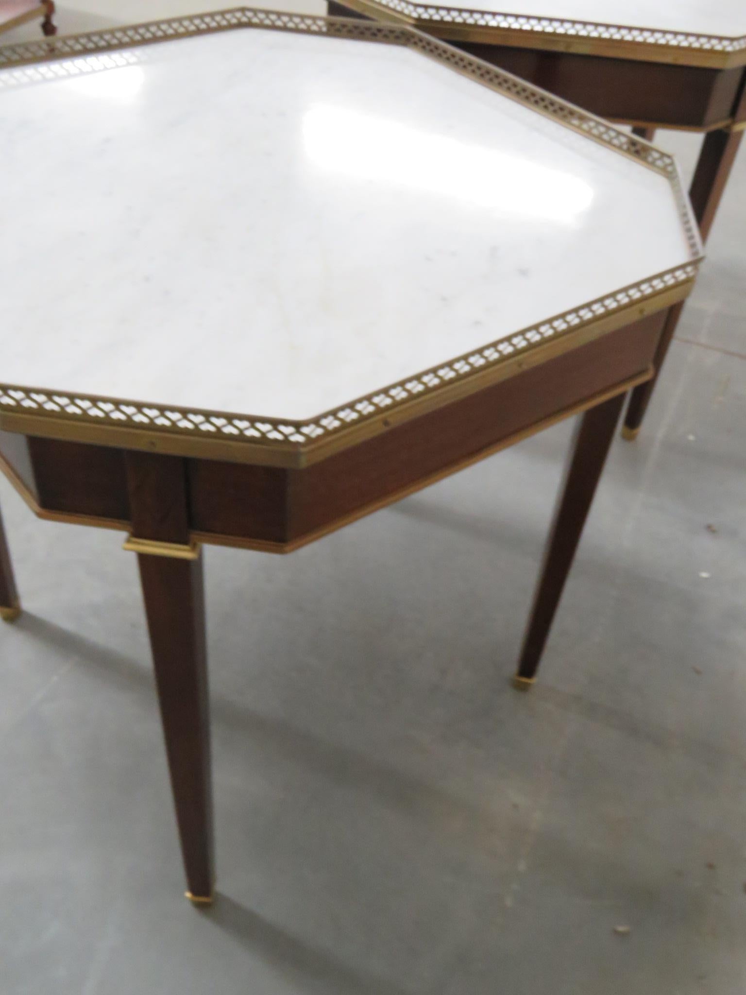 Pair of Maison Jansen Style Bouillotte Tables 4
