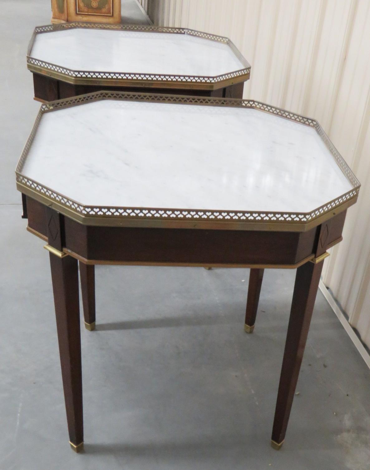 Pair of Maison Jansen Style Bouillotte Tables 2