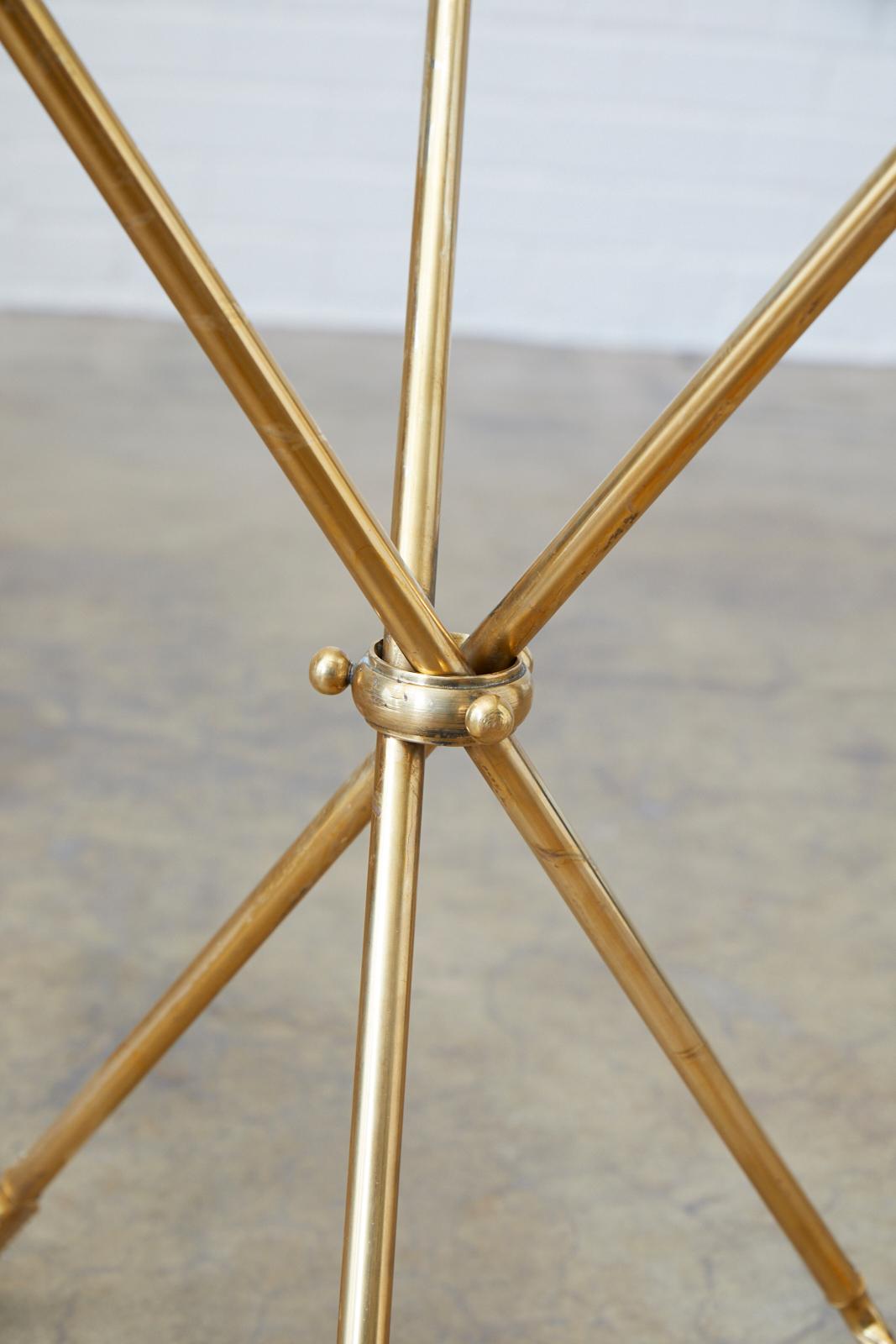 20th Century Pair of Maison Jansen Style Directoire Arrow Drink Tables