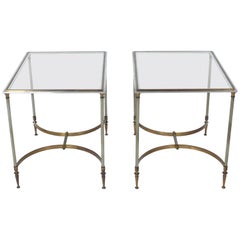 Pair of Maison Jansen Style End Tables or Nightstands