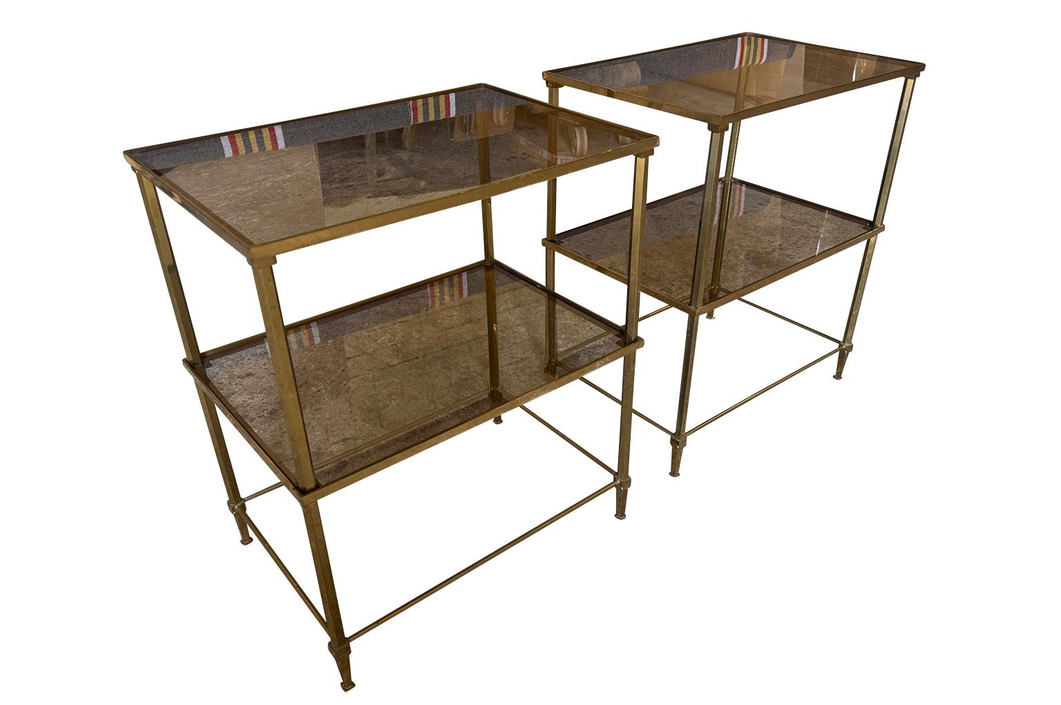 Pair Of Maison Jansen Style Side Tables For Sale 1