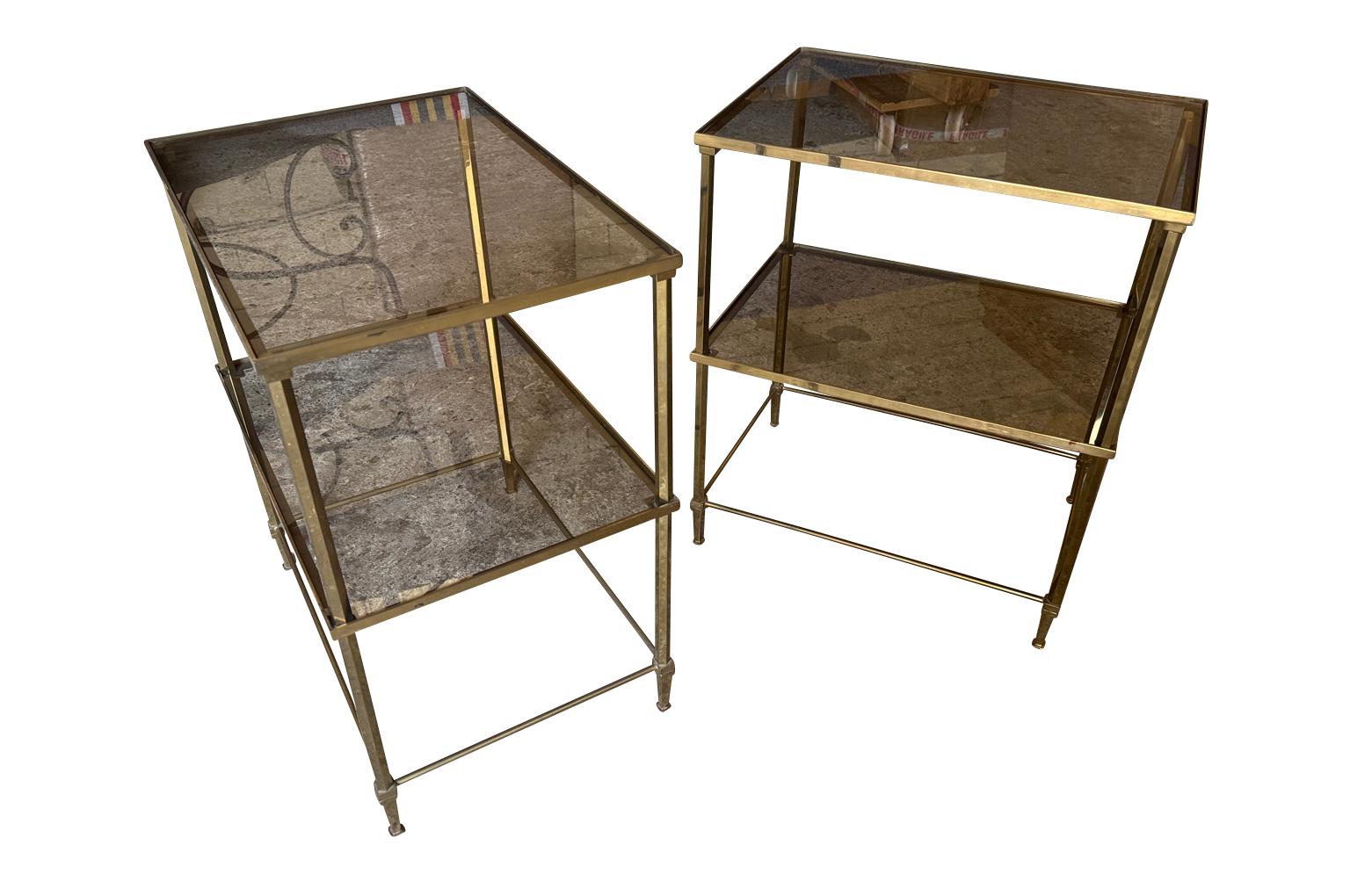 Pair Of Maison Jansen Style Side Tables For Sale 3