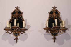 Paire d'appliques murales de Maison Jansen