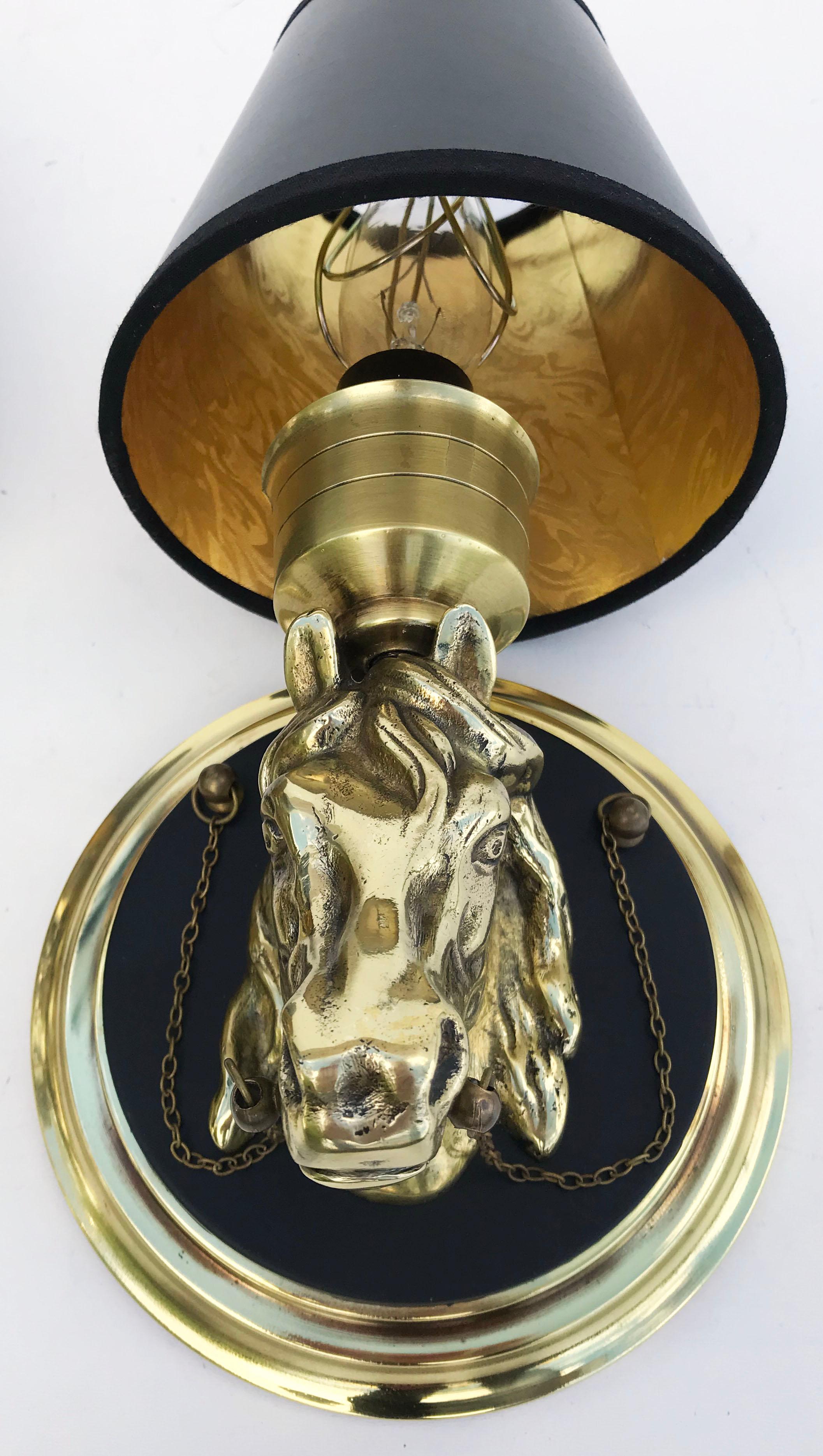 Pair of Maison Lancel Bronze Sconces In Good Condition In Miami, FL
