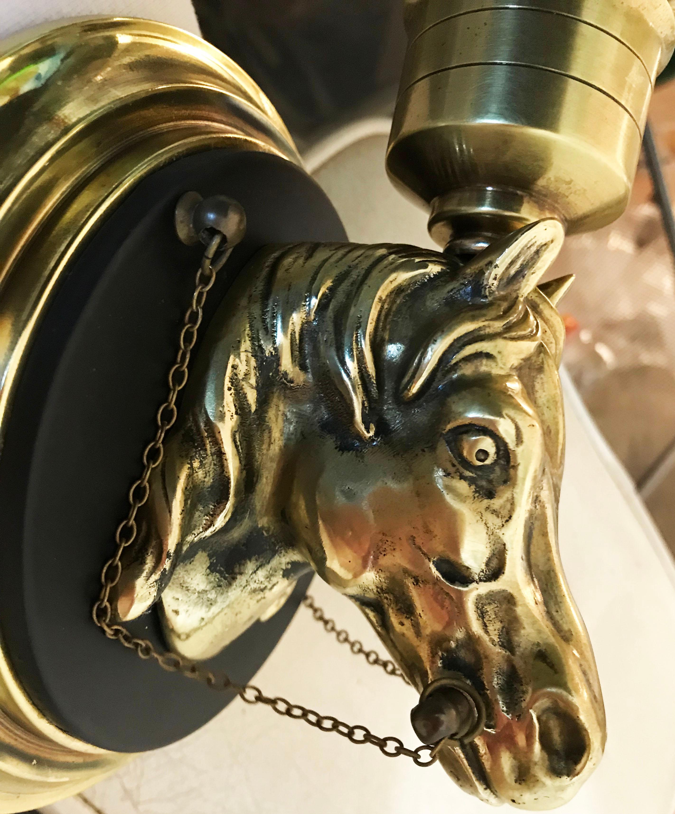 Mid-20th Century Pair of Maison Lancel Bronze Sconces