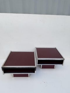 Paire de tables d'appoint Maison Lancel