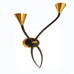 Coppia di lampade della Maison Lunel "Model Arum