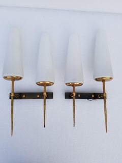 Pair of Maison Lunel Sconces
