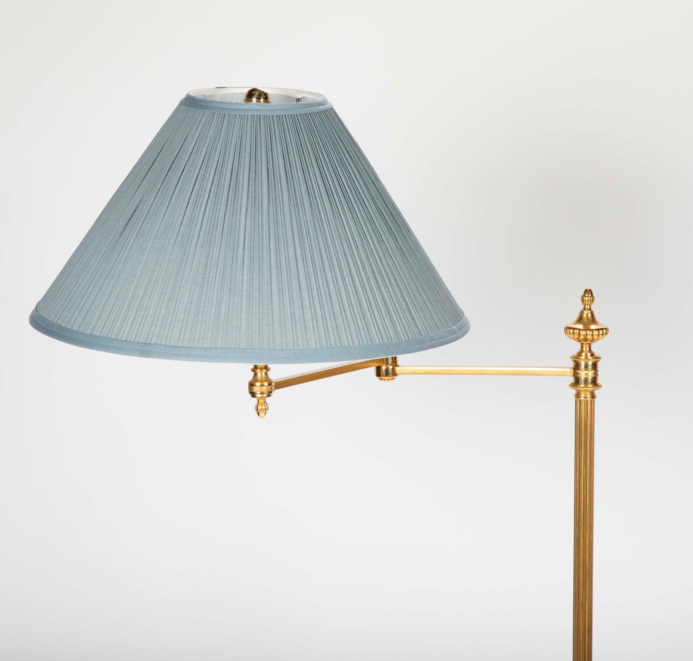 bronze swing arm floor lamp
