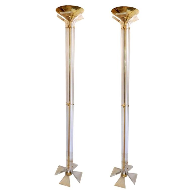 Pair of Maison Romeo Italian Floor Lamps