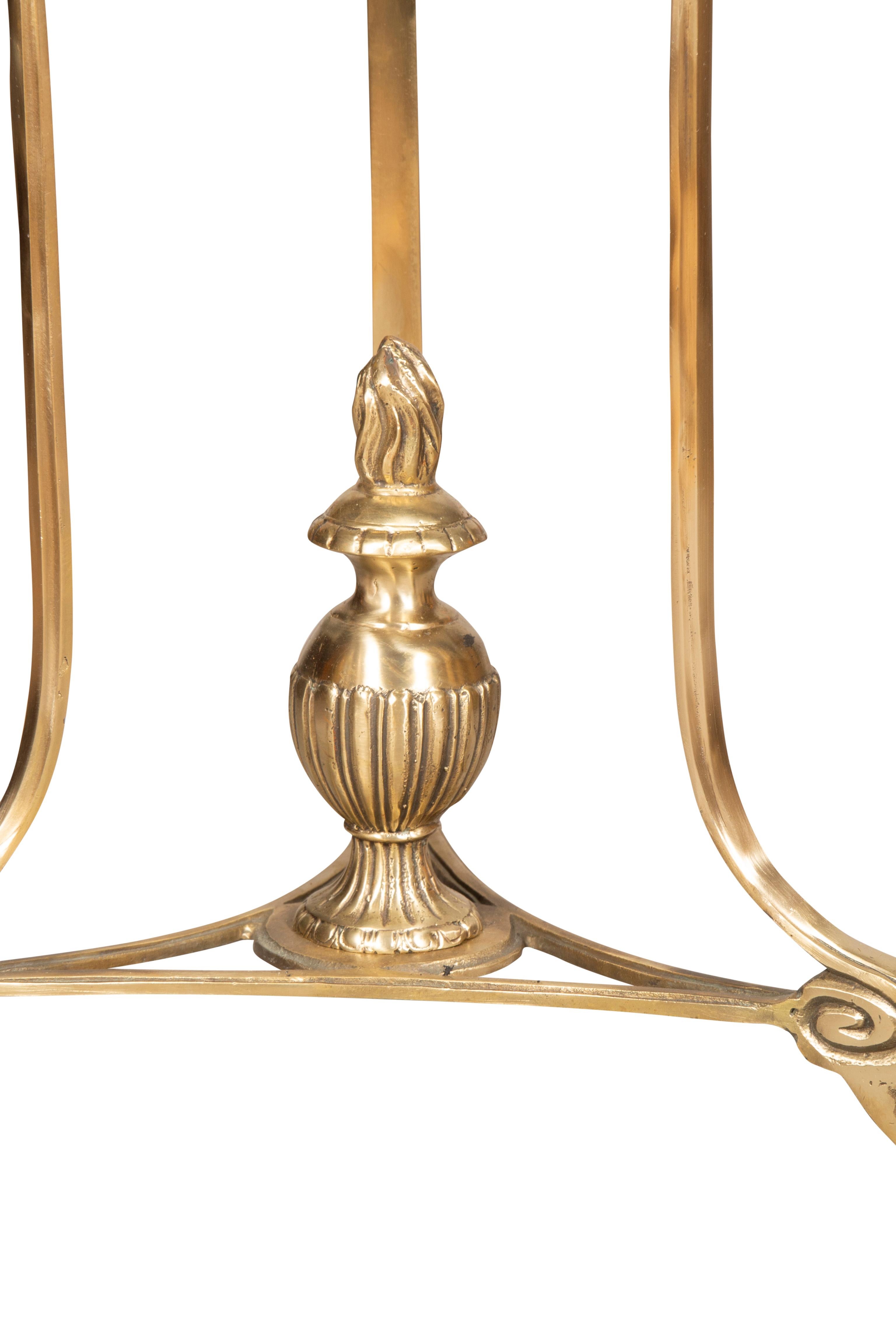 Pair Of Maitland Smith Brass Tables For Sale 1