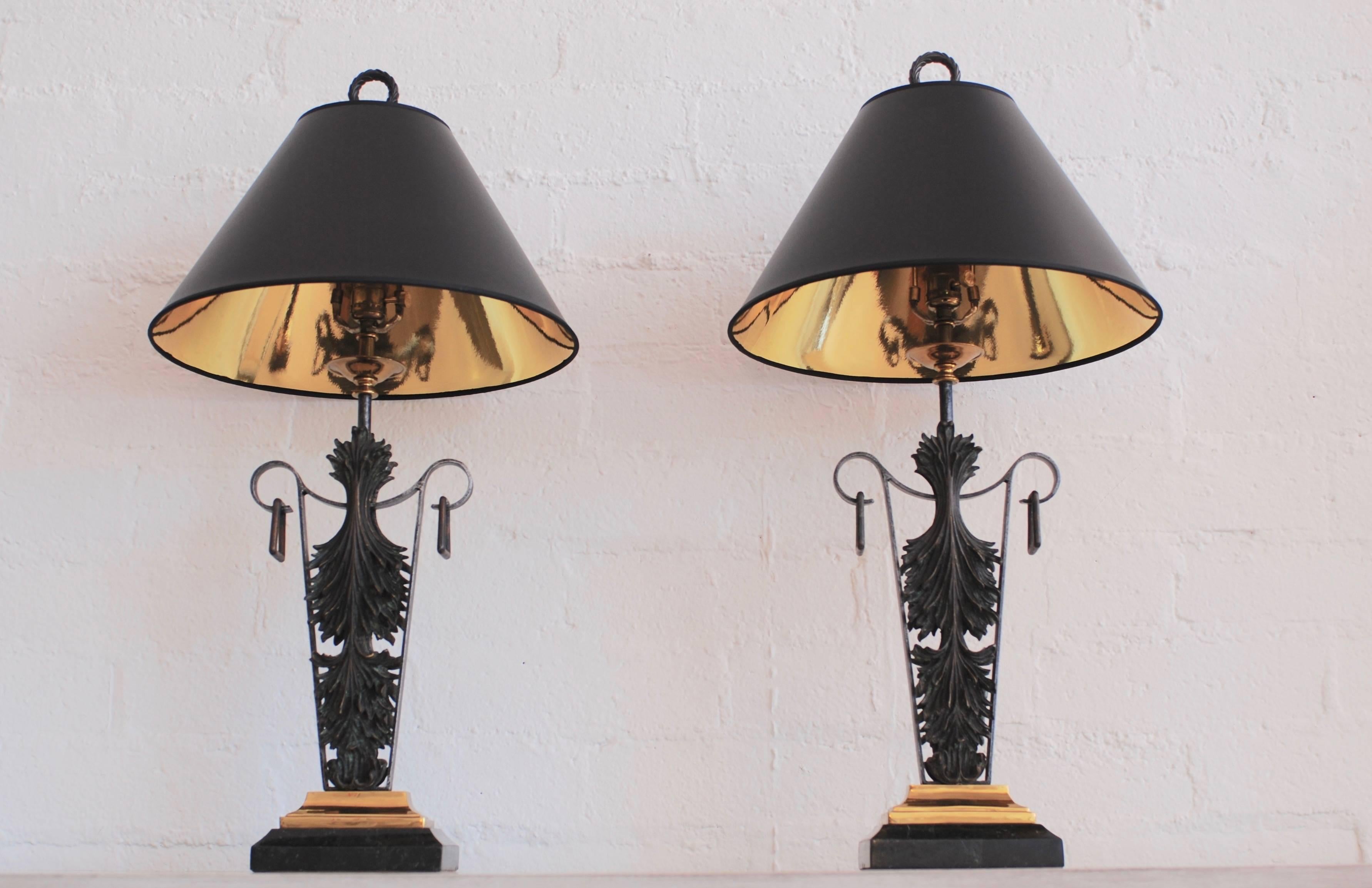 maitland smith bronze lamps