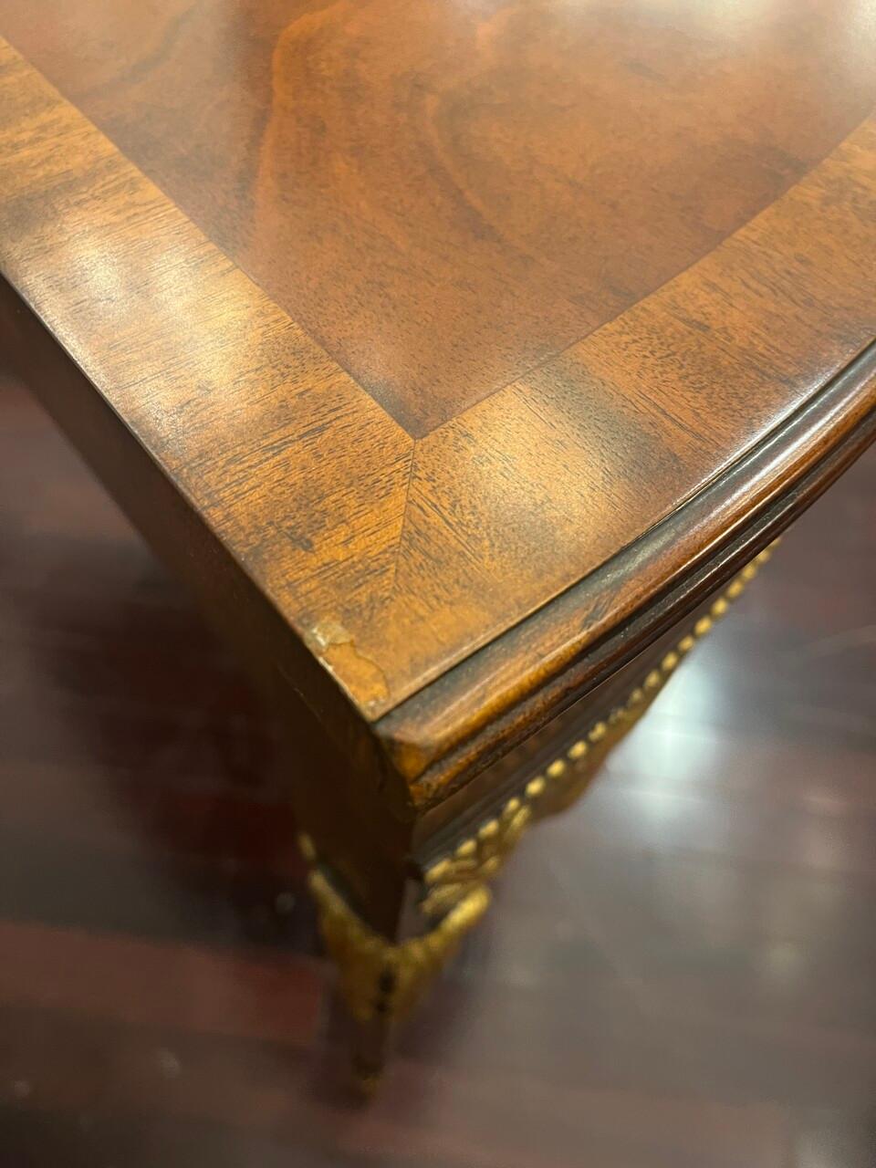 Pair of Maitland Smith Demilune  Tables 5
