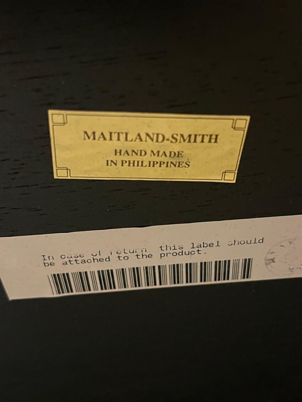 Pair of Maitland Smith Demilune  Tables 6