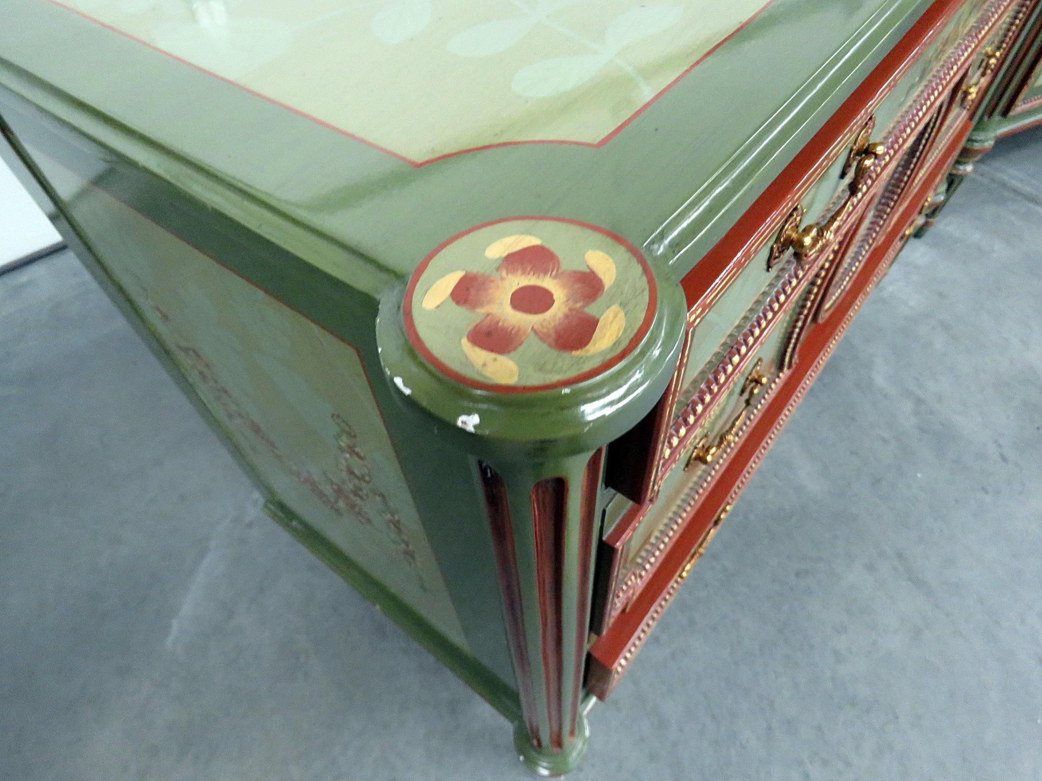 Pair of Maitland Smith Louis XVI Style Commodes 3