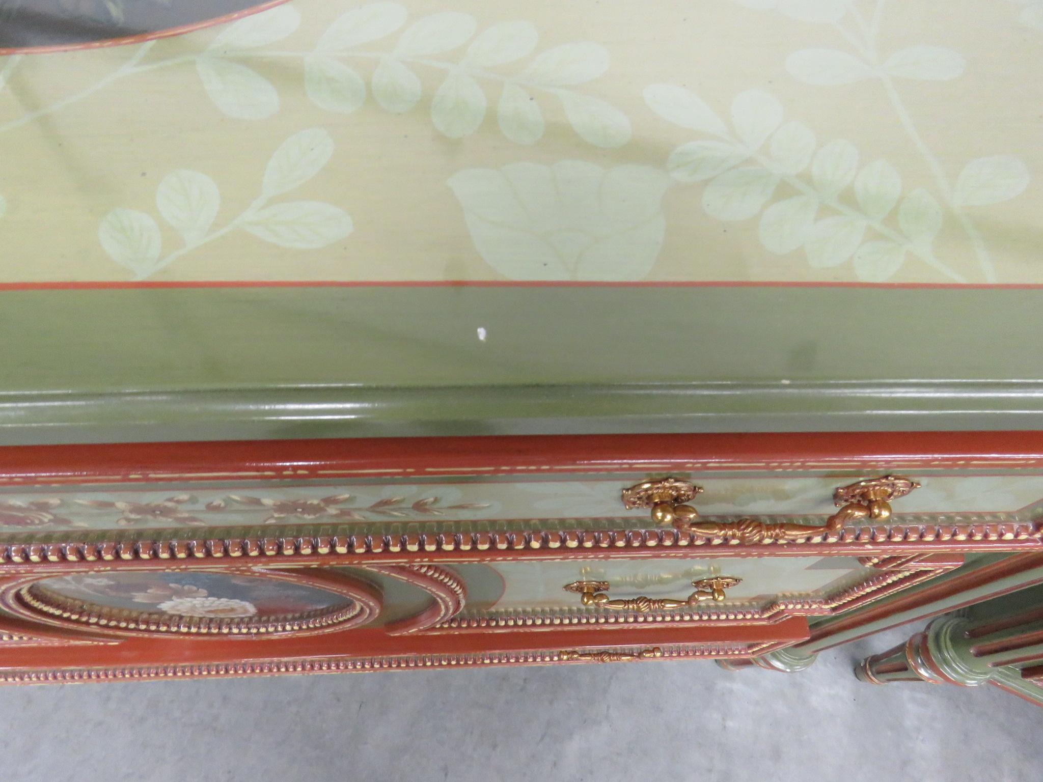 Pair of Maitland Smith Louis XVI Style Commodes 2
