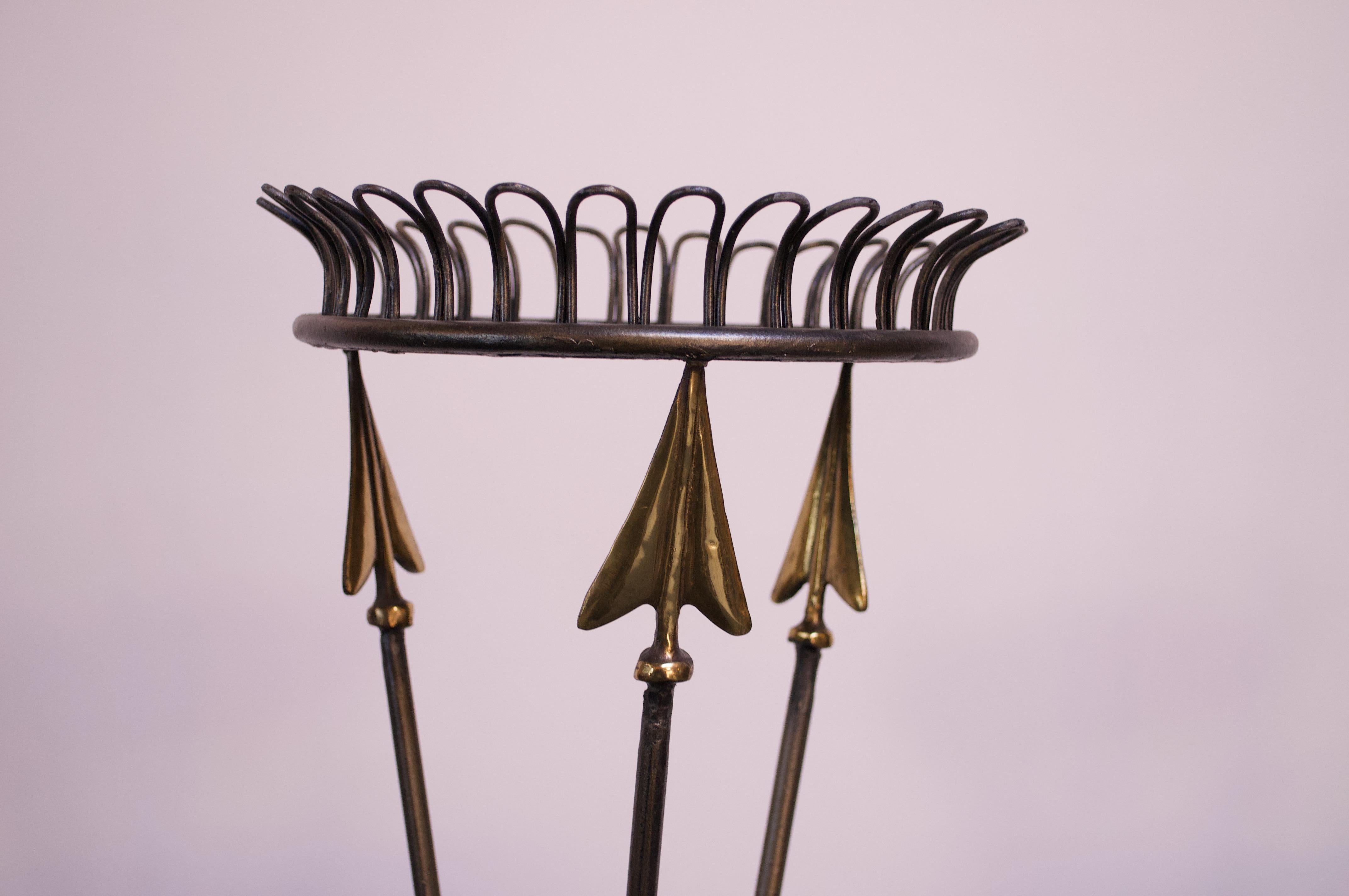 Pair of Maitland Smith Neoclassical Iron 