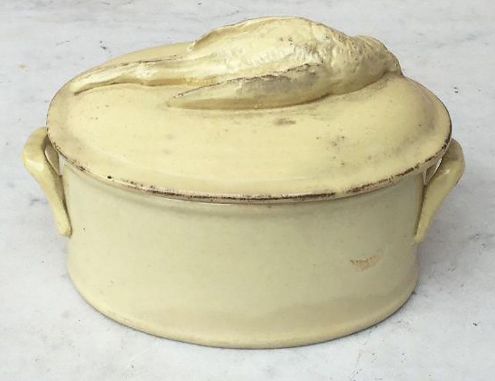 Paire de soupières à champignons en majolique Pillivuyt, circa 1920 en vente 4