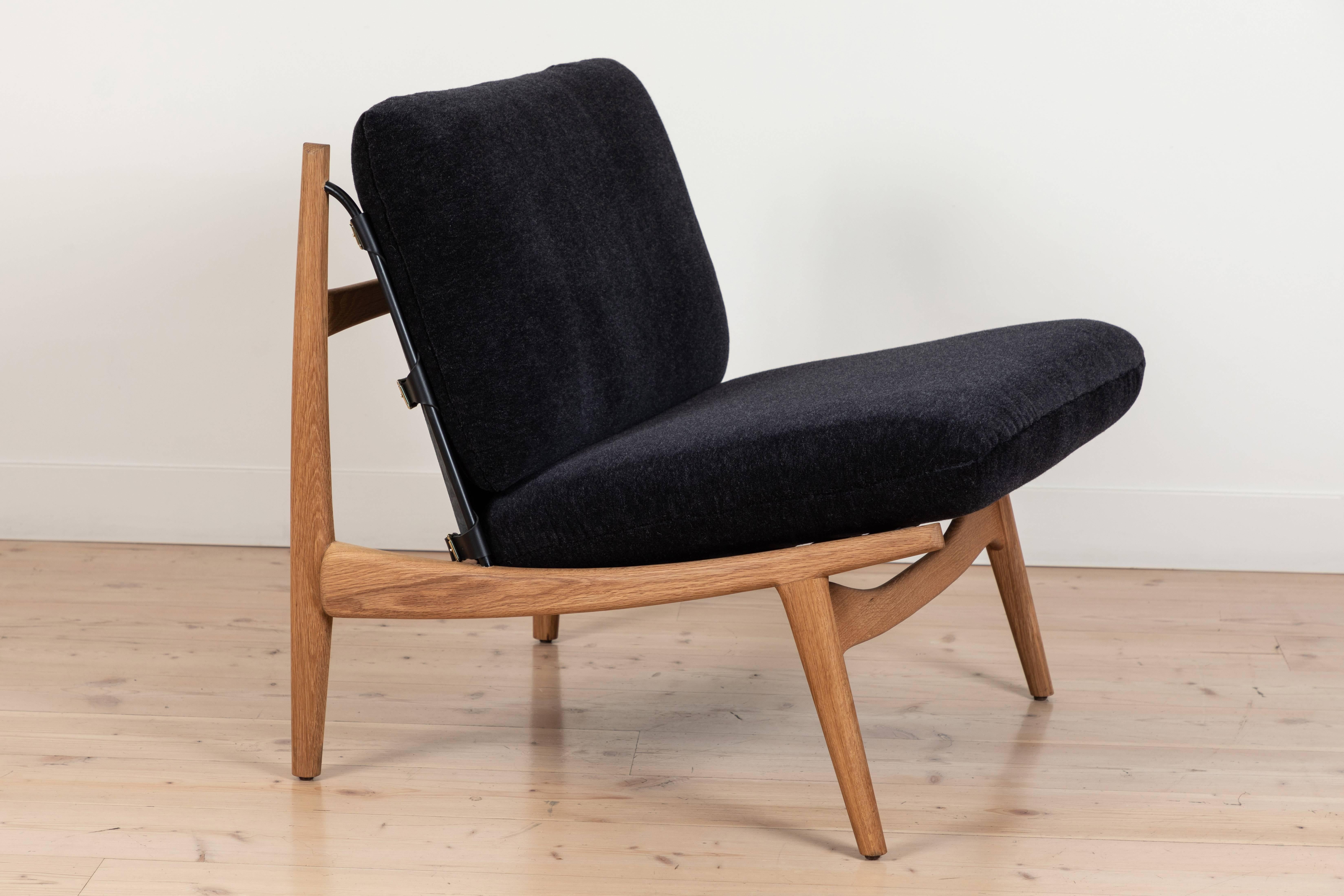 Contemporary Pair of Maker's Lounge Chairs by Lawson-Fenning