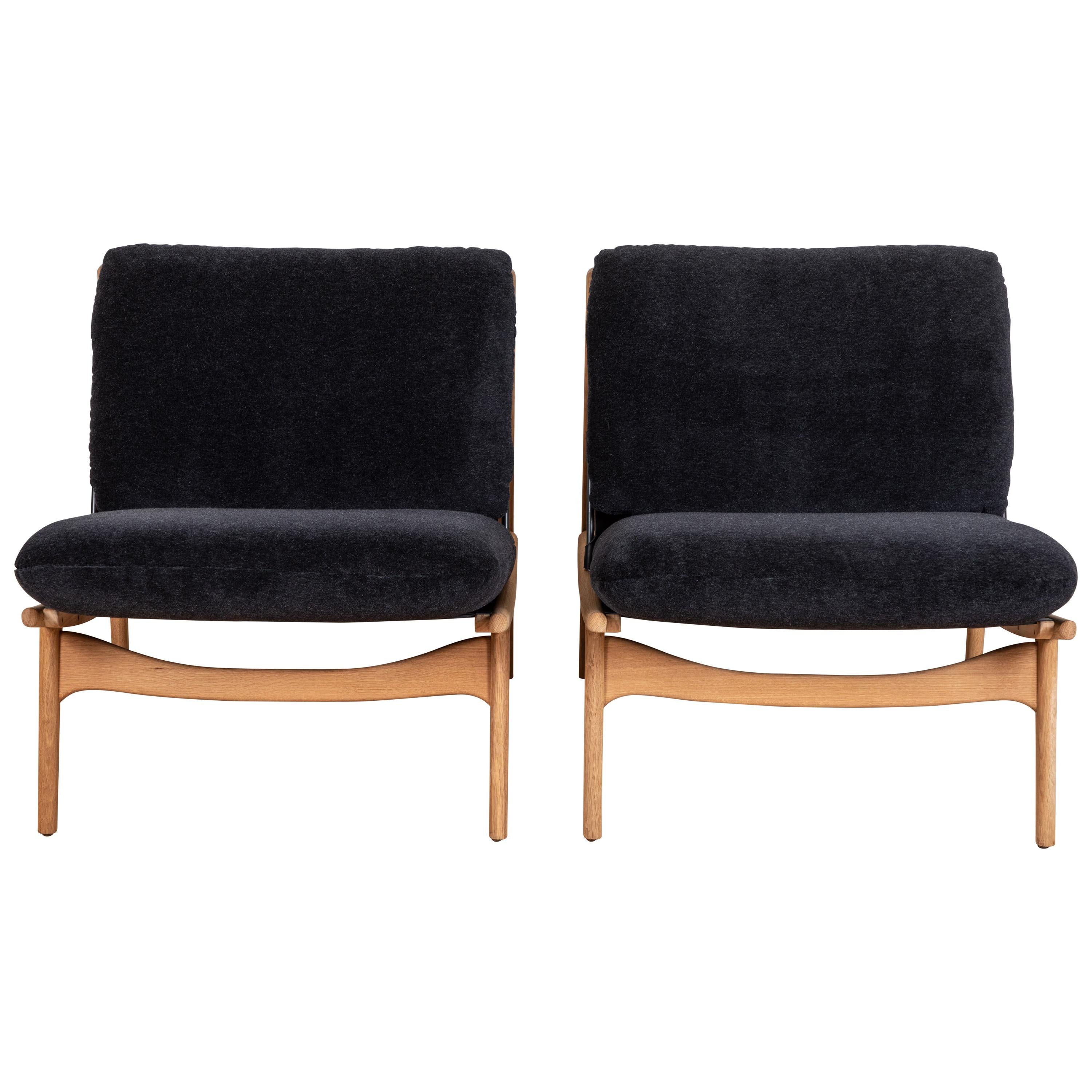 Pair of Maker's Lounge Chairs by Lawson-Fenning