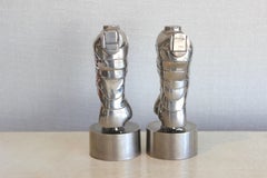 Pair of Male Torso Puzzle Sculptures by Miguel Berrocal