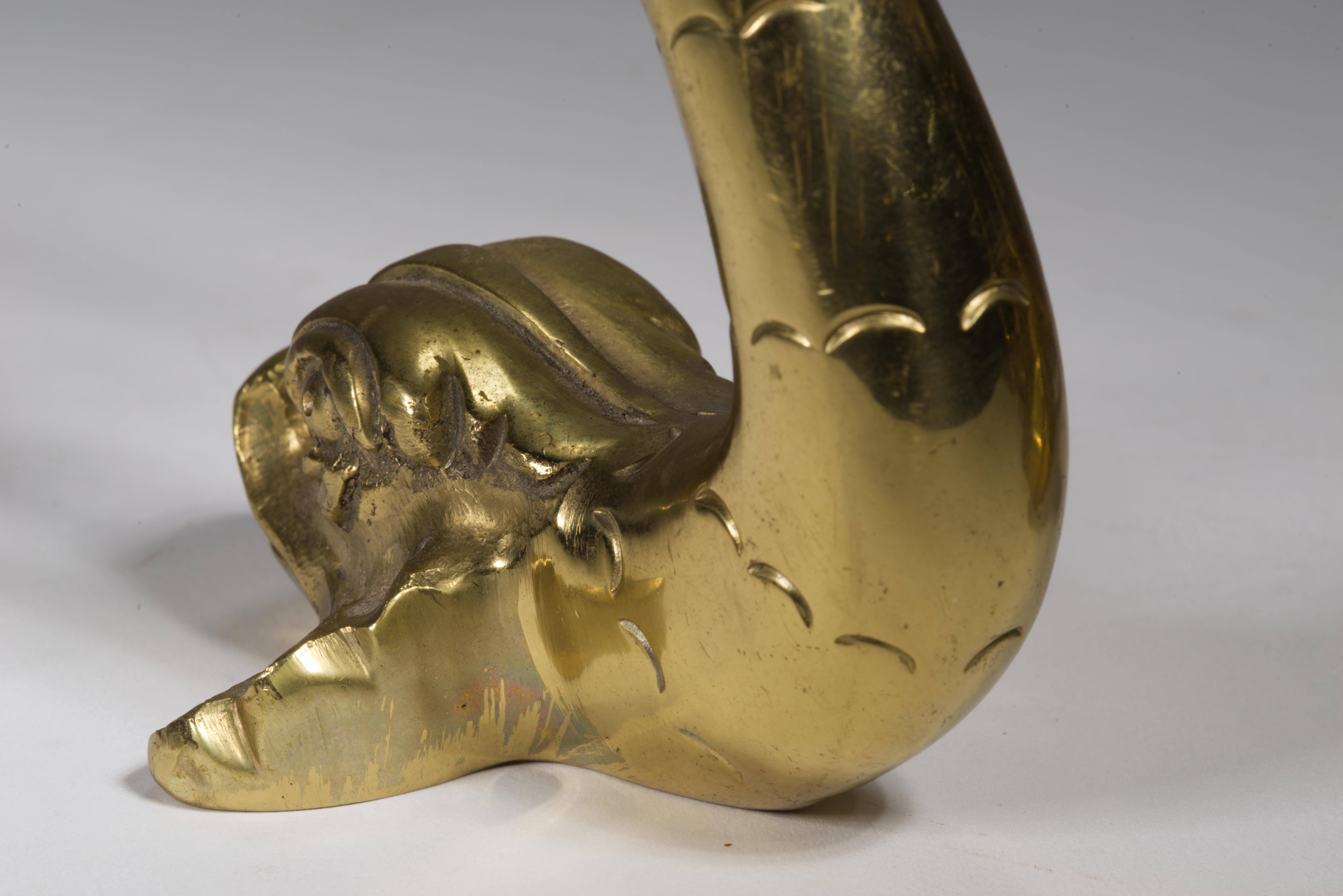 Pair of Maltese Art Deco Bronze Dolphin Bookends or Sculptures For Sale 2