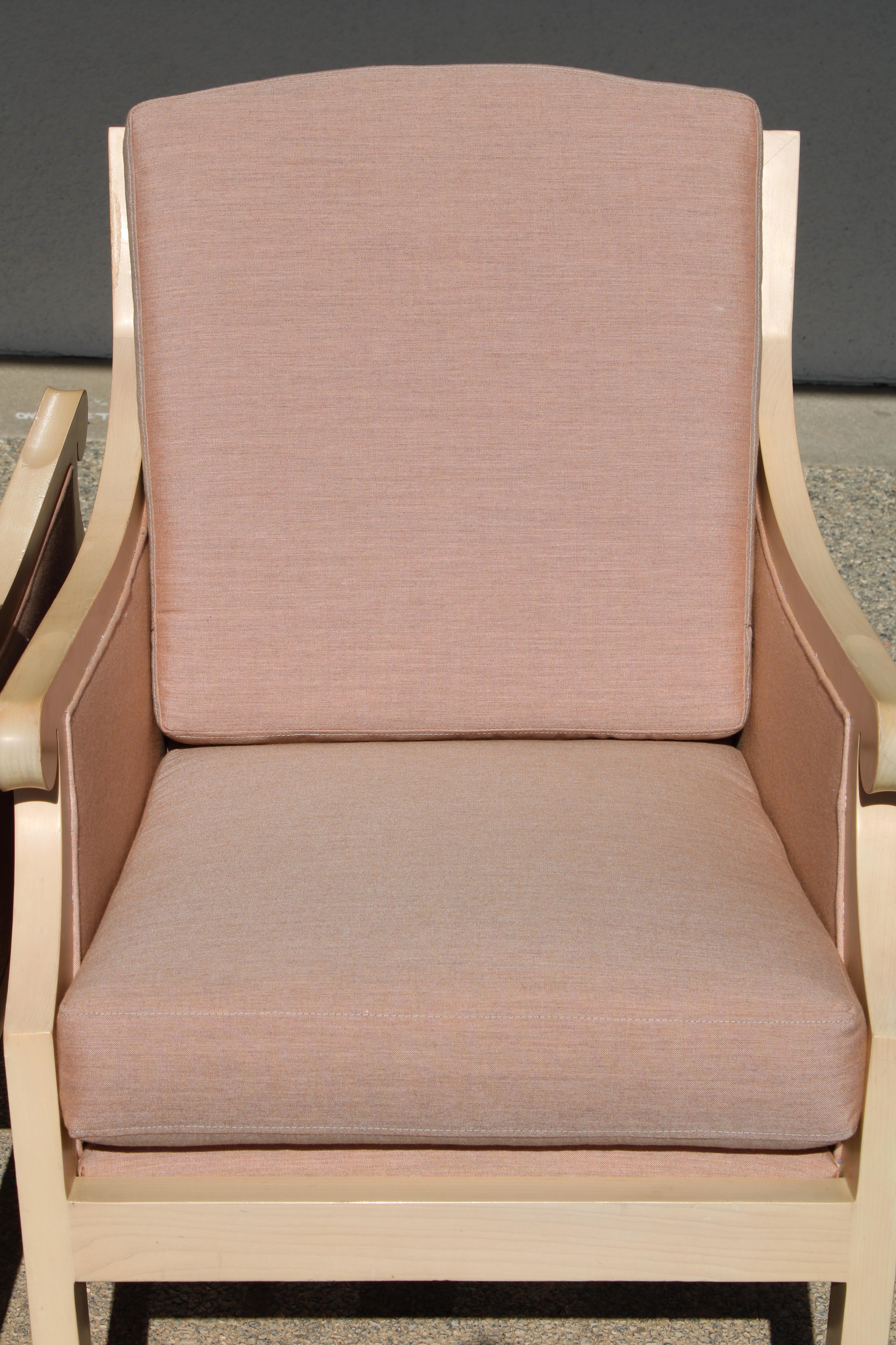 Tissu Paire de chaises « Man Ray » de Philippe Starck pour l'hôtel Clift, San Francisco en vente