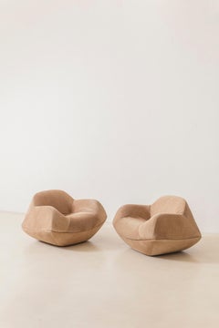 Pair of Manhattan Armchairs by Brazilian Designer Jorge Zalszupin, c. 1960