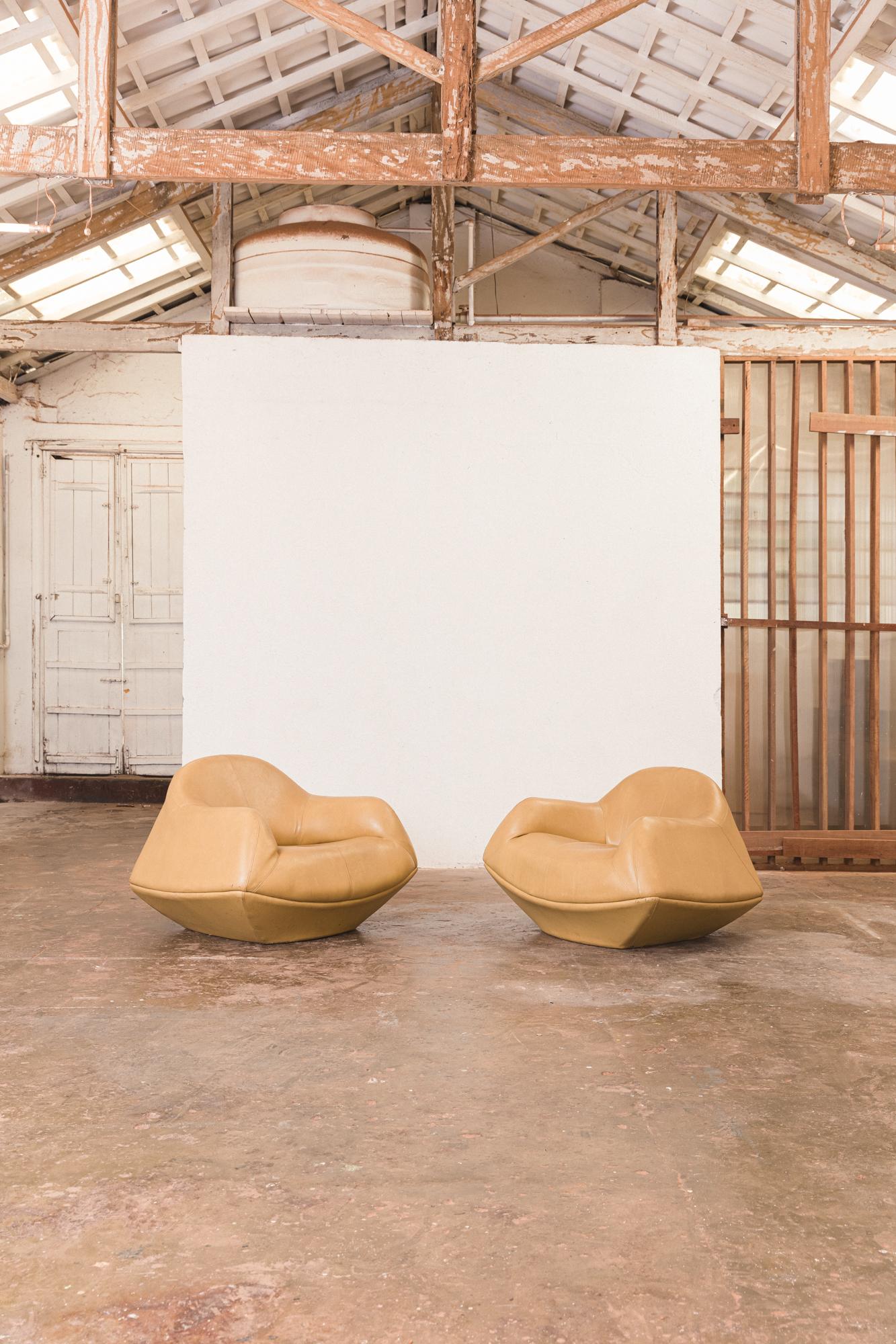 Mid-Century moderno Coppia di poltrone 