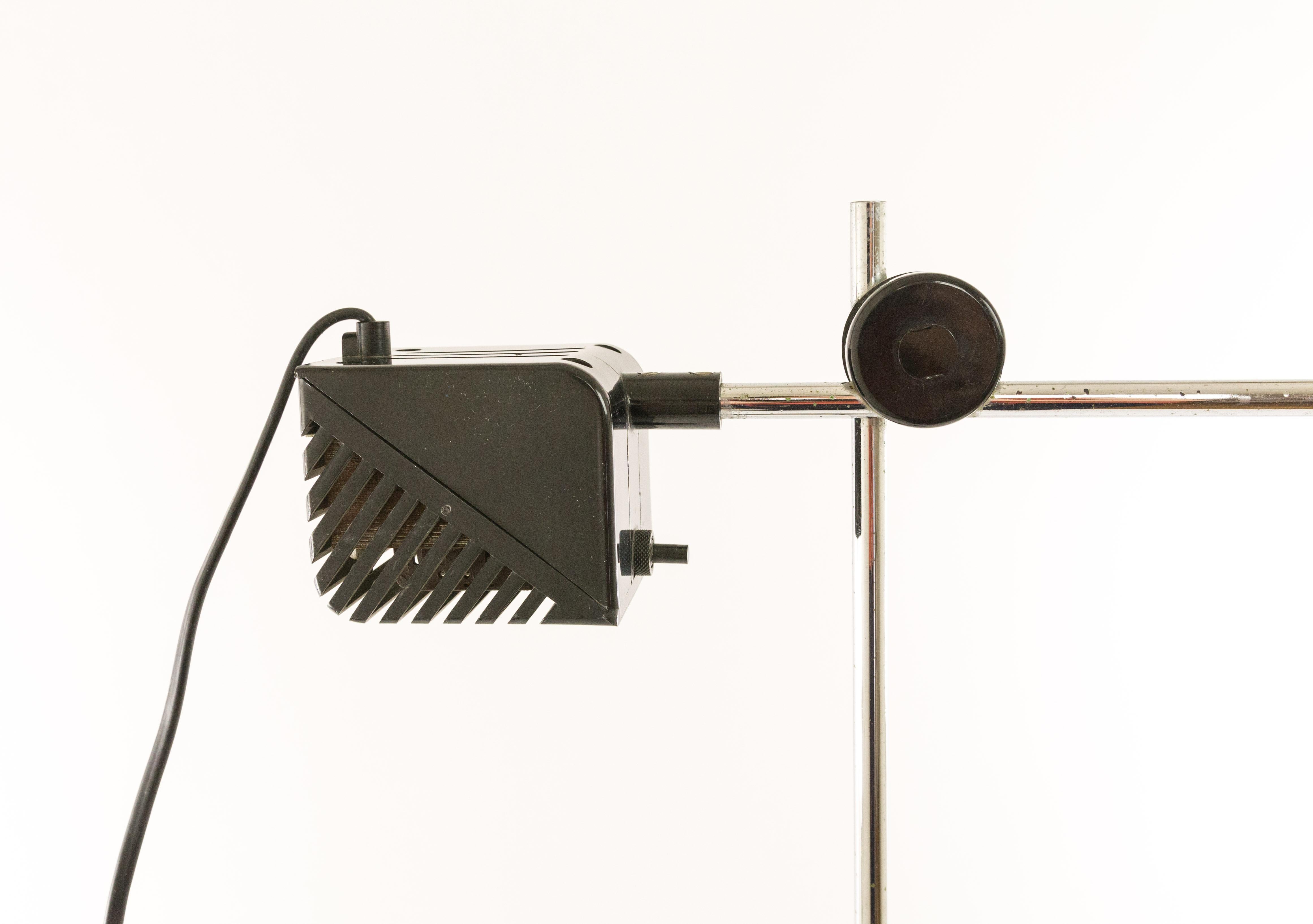 Metal Pair of Maniglia Floor Lamps by De Pas, D'Urbino and Lomazzi for Stilnovo, 1970s For Sale