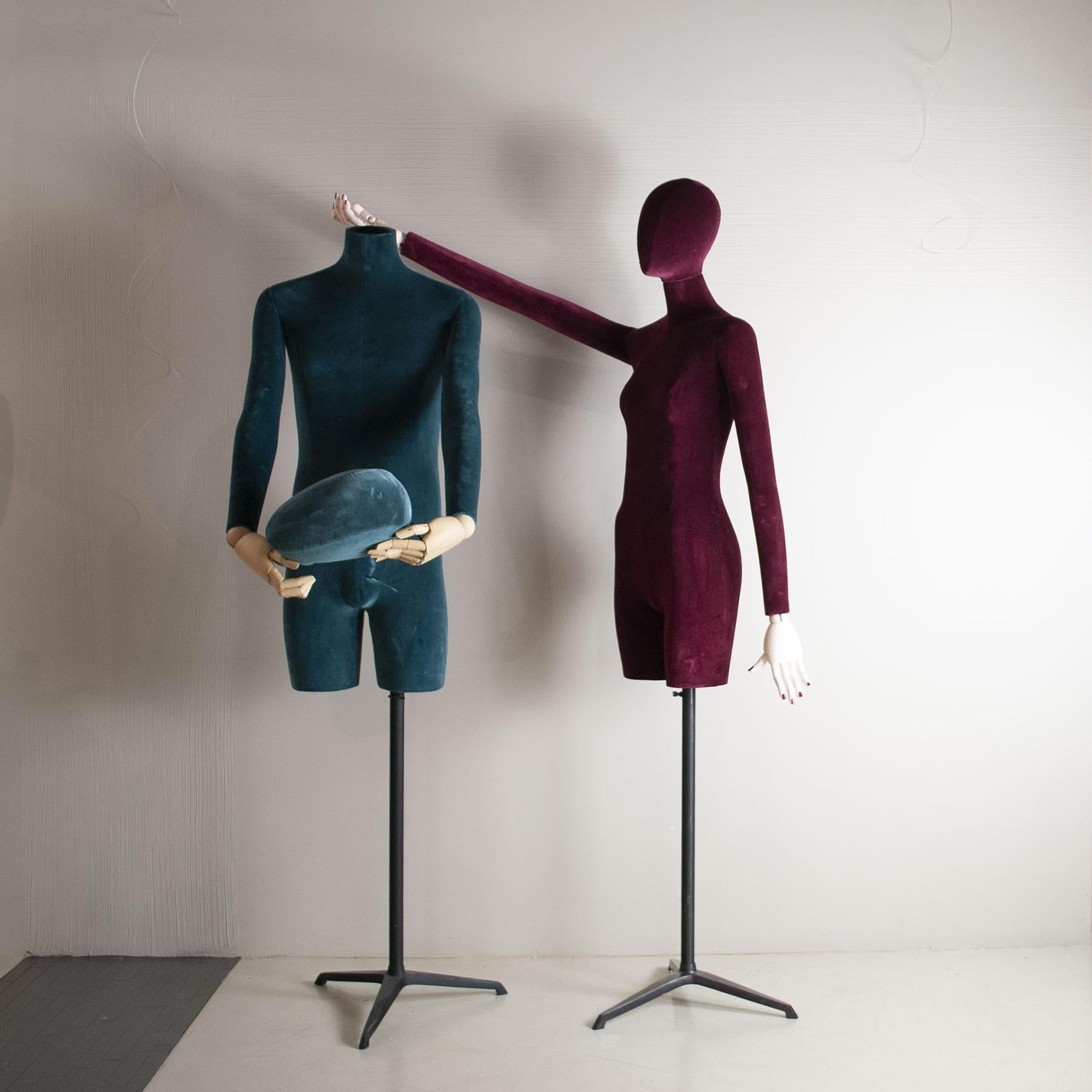 Paar Mannequins 90er Jahre Show Room Gucci 90er Jahre (Italienisch) im Angebot