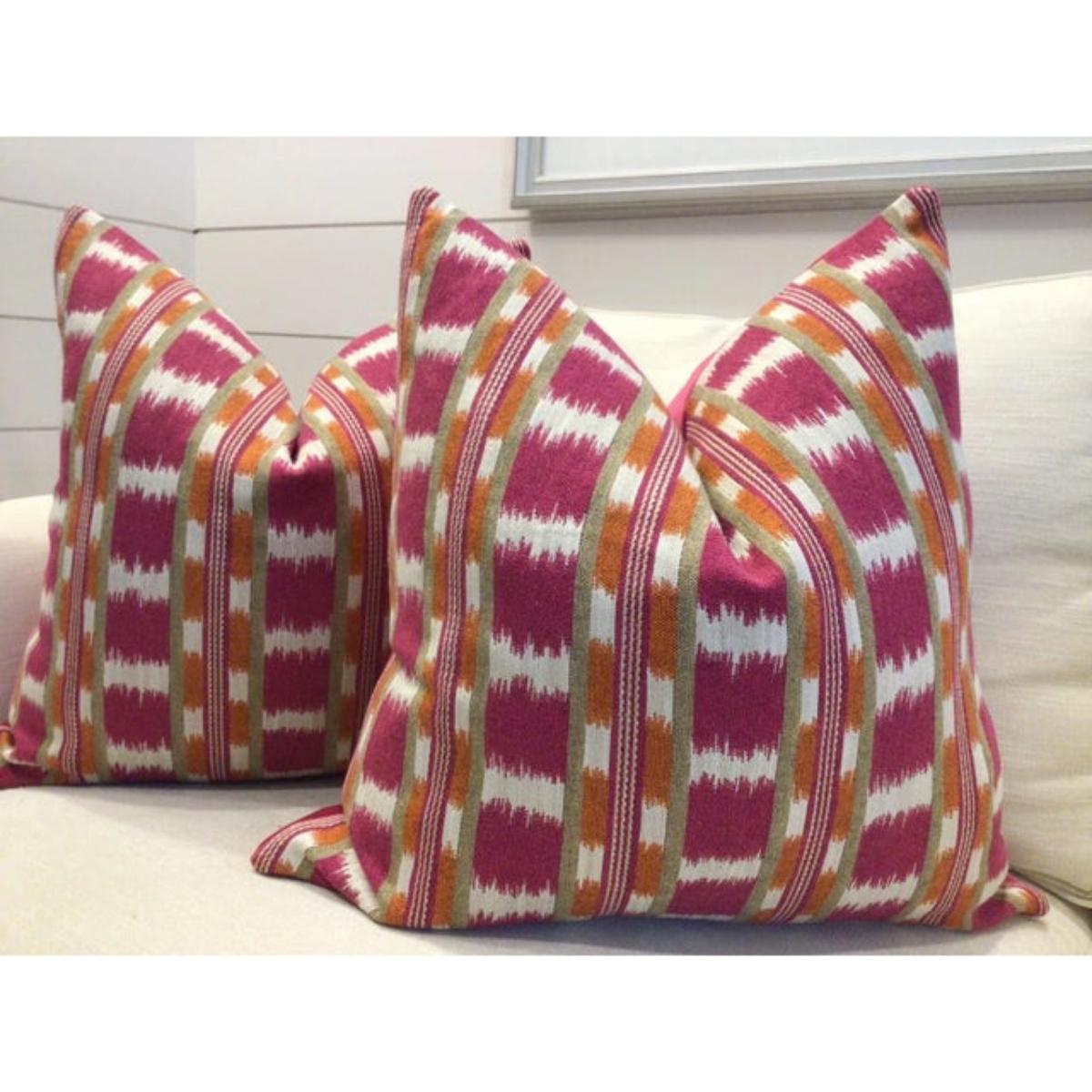 Art nouveau Paire d'oreillers Manuel Canovas 