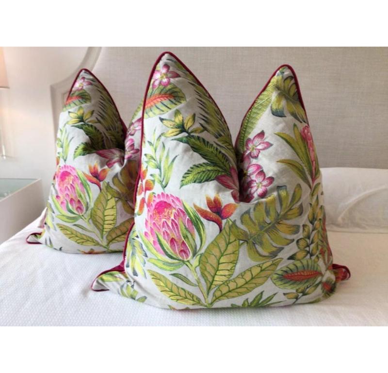 Américain Paire de coussins Manuel Canovas 