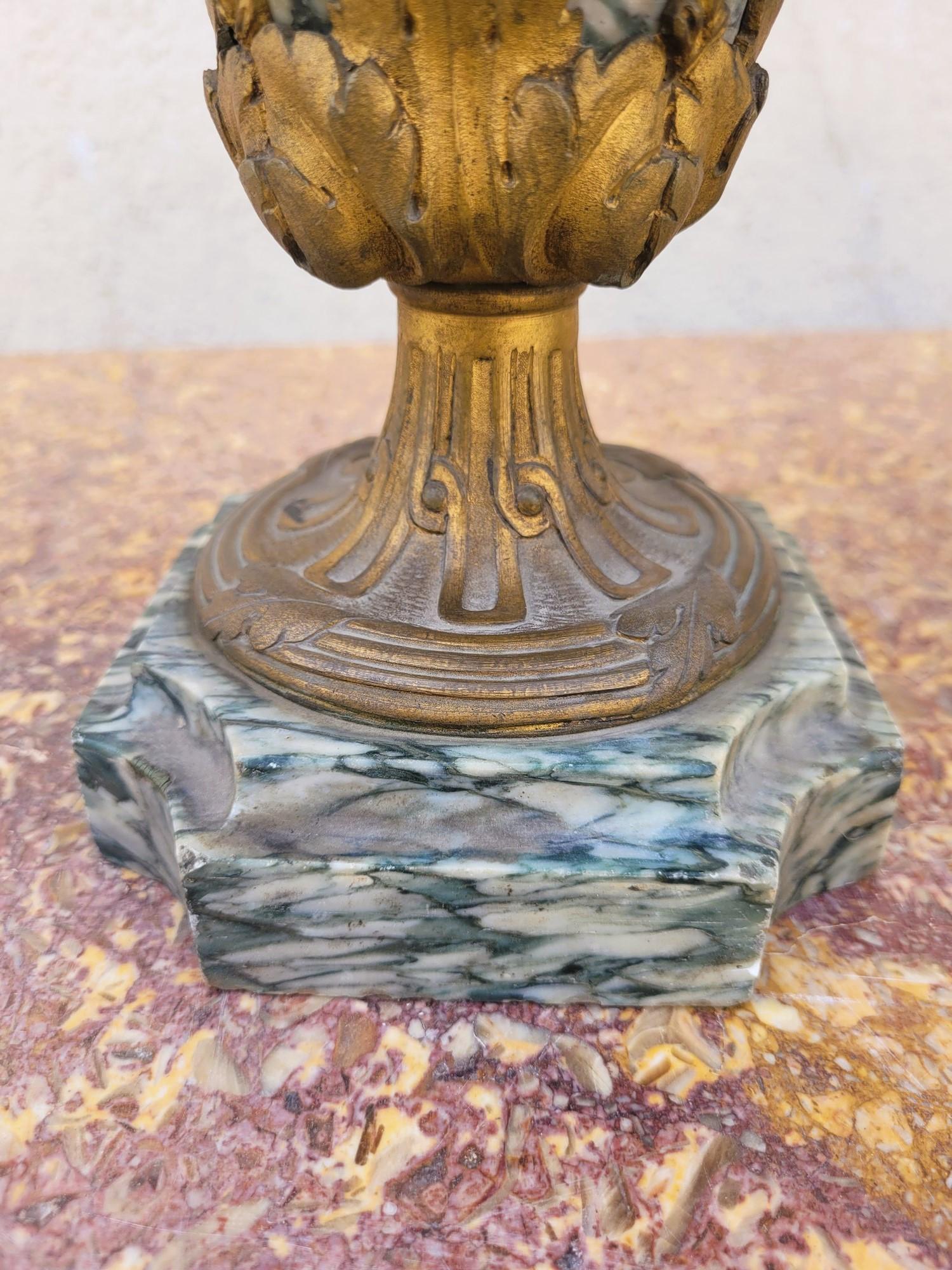 Coppia di cassette in marmo e bronzo, XIX secolo in vendita 2