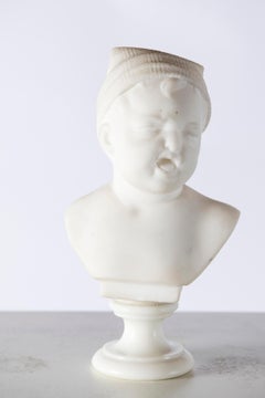 Pair of Marble Baby Busts, Italy, circa 1890
