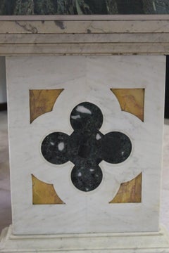 Pair of marble bases