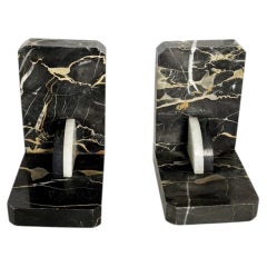 Pair of Marble Bookends, France, 20th Century