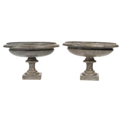 Pair of Marble Bowls, 20th Century, Napoleon III Style.