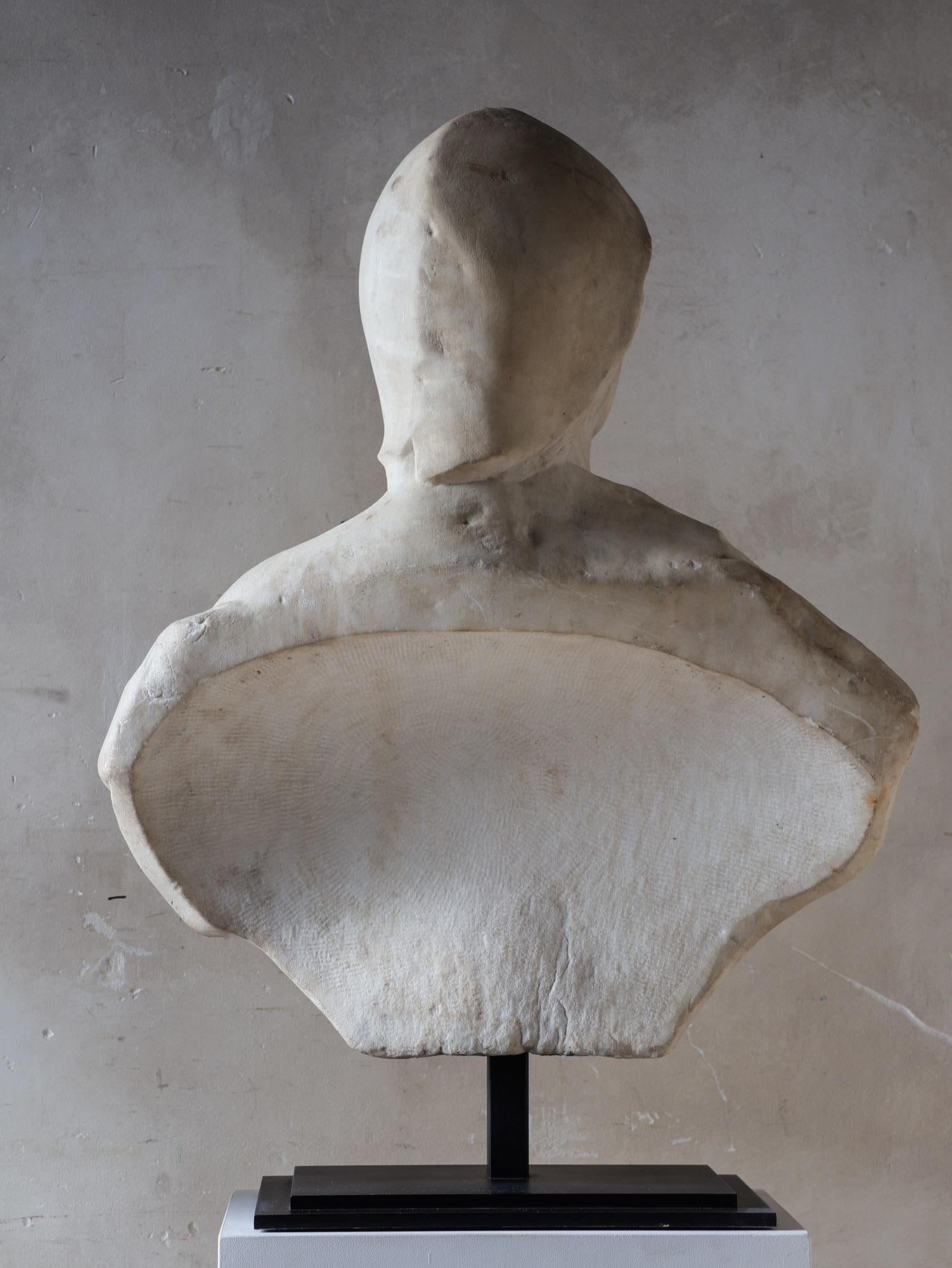 Pair of Marble Busts, Italy, c. 1690, Carrara Marble 7