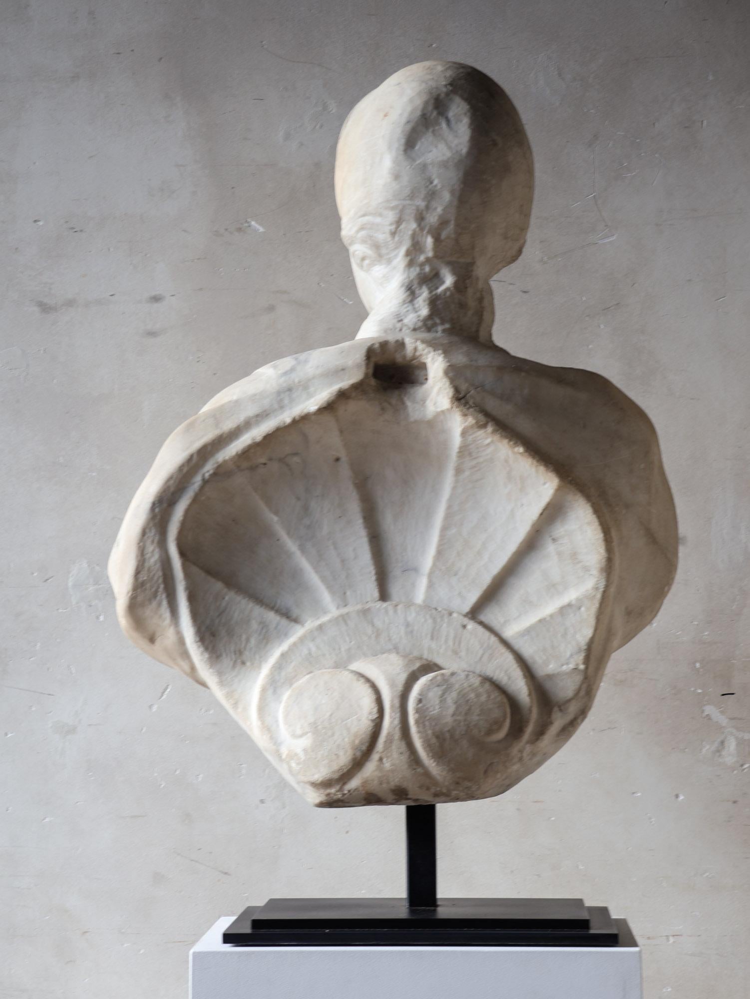 Pair of Marble Busts, Italy, c. 1690, Carrara Marble 3