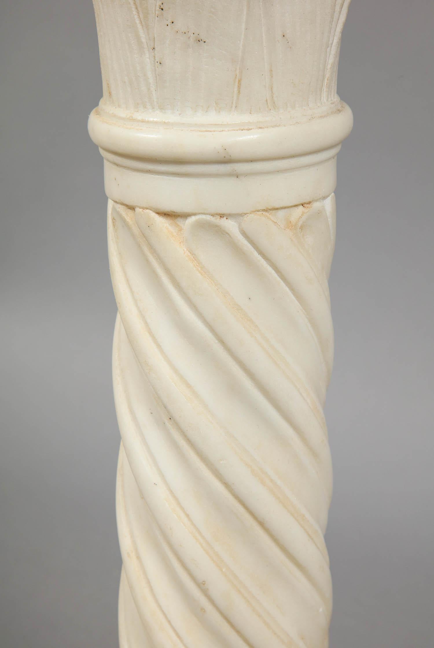 Pair of Marble Columns For Sale 3