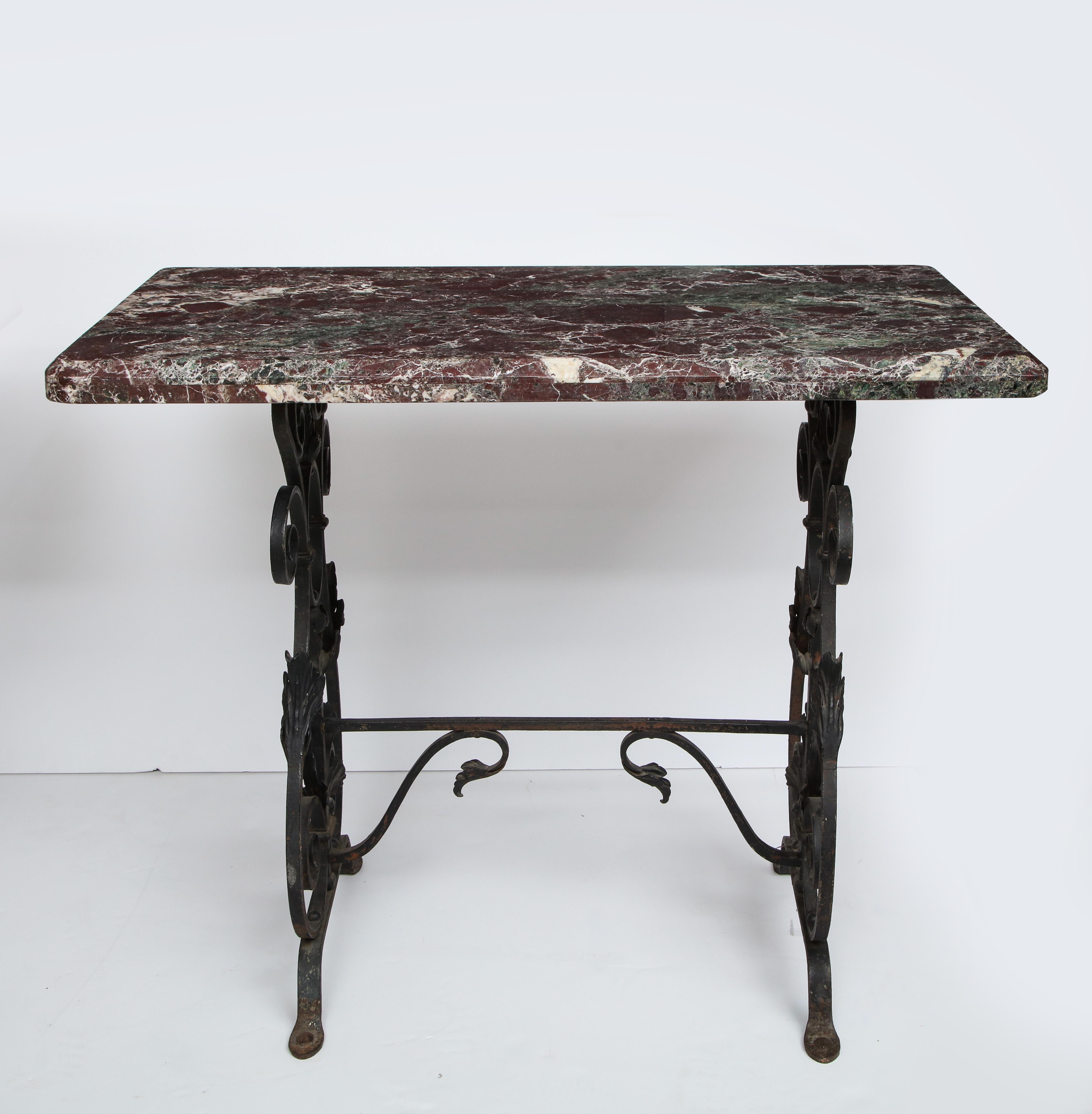 Pair of Marble Console Tables For Sale 4