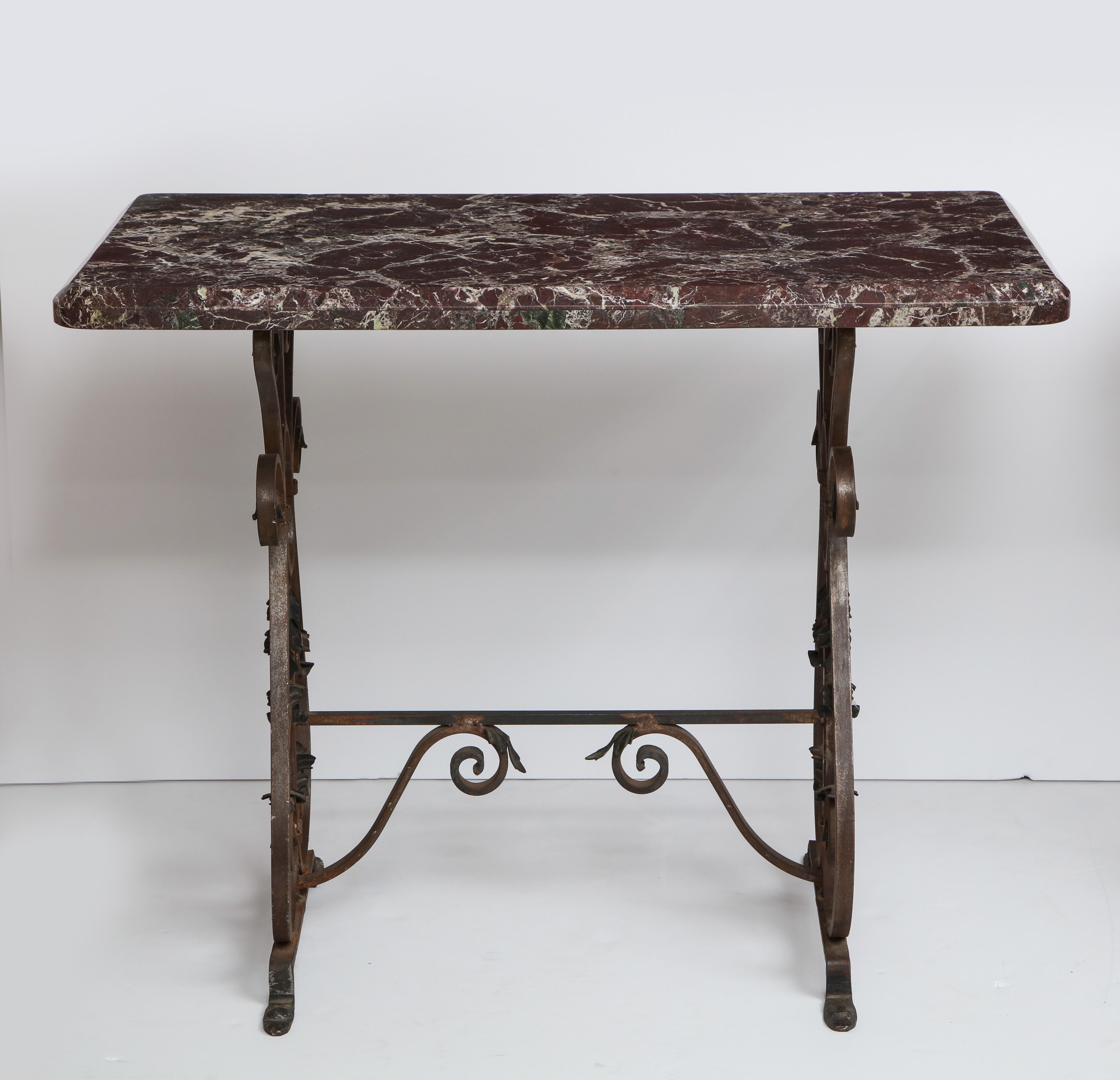 Pair of Marble Console Tables For Sale 2
