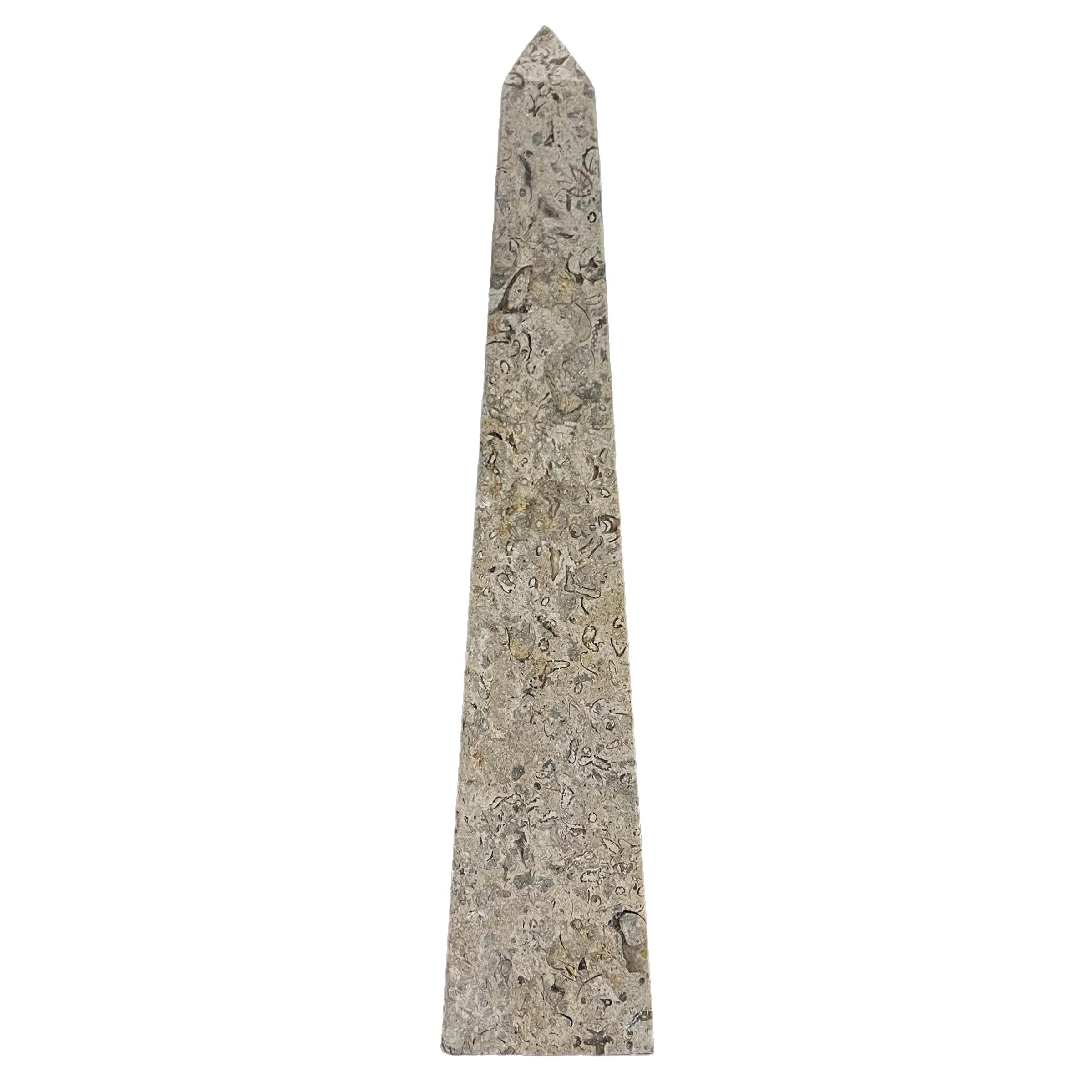 Classical Roman Pair of Marble Obelisks