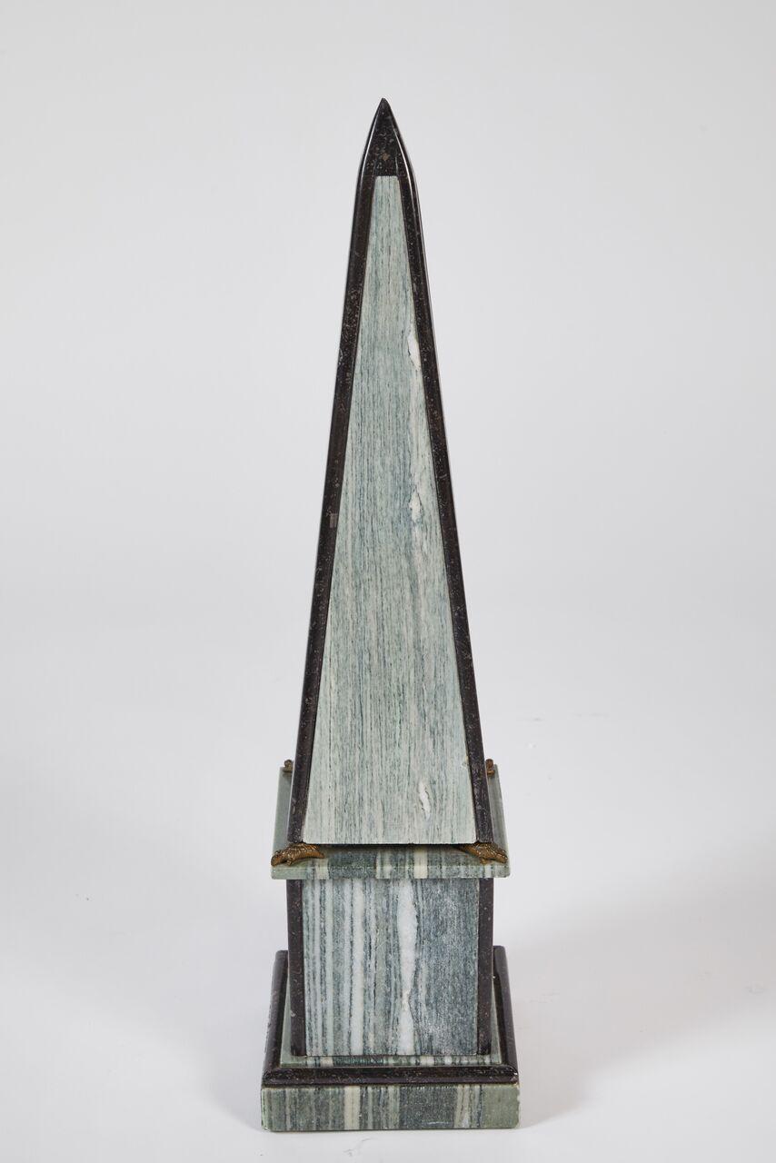Pair of Marble Obelisks, French In Good Condition For Sale In Los Angeles, CA