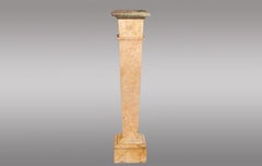Pair of Marble Plynths in ''Rose De Brignoles'', Early 20th Century