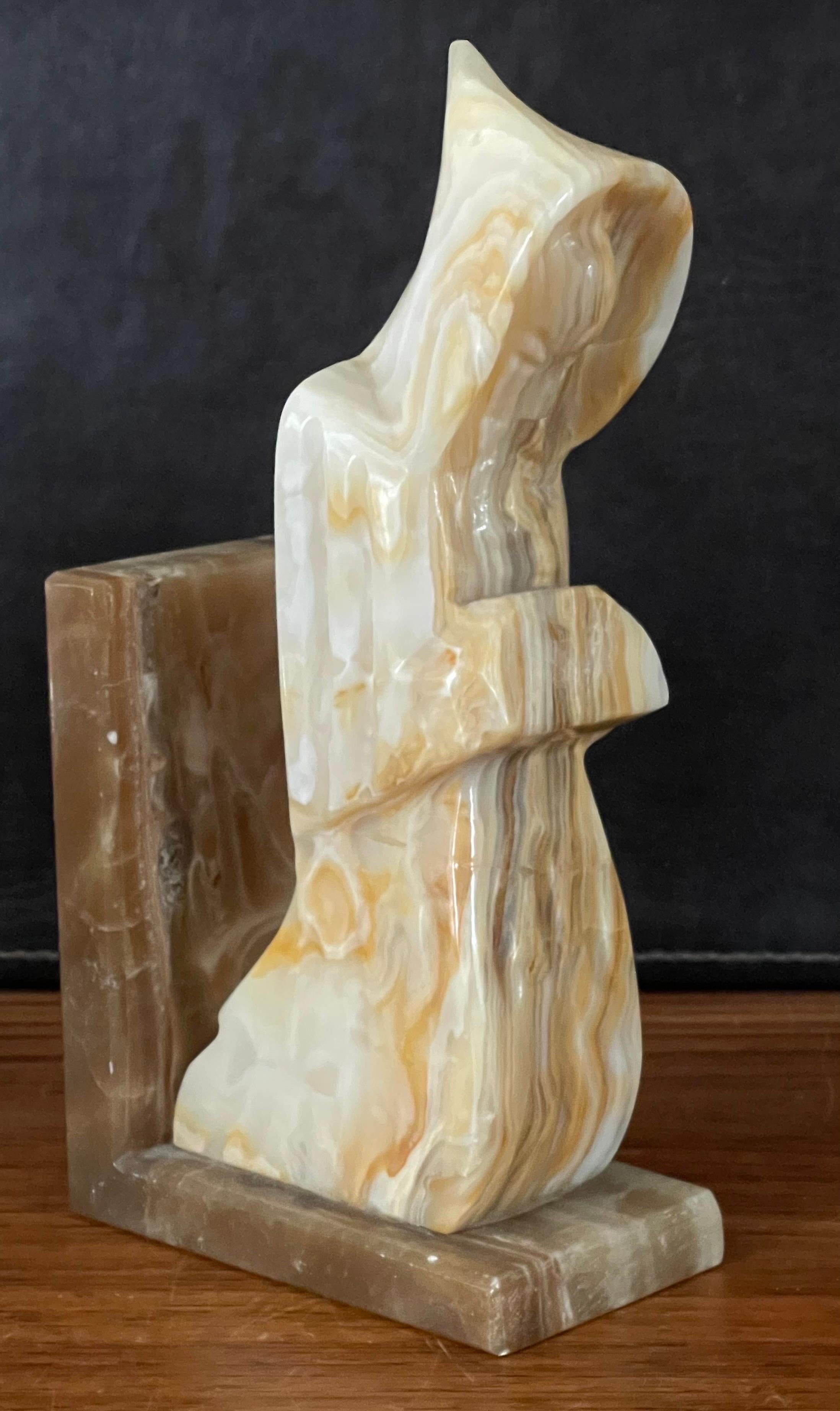 Pair of Marble Praying Monk /Scholar Bookends For Sale 7