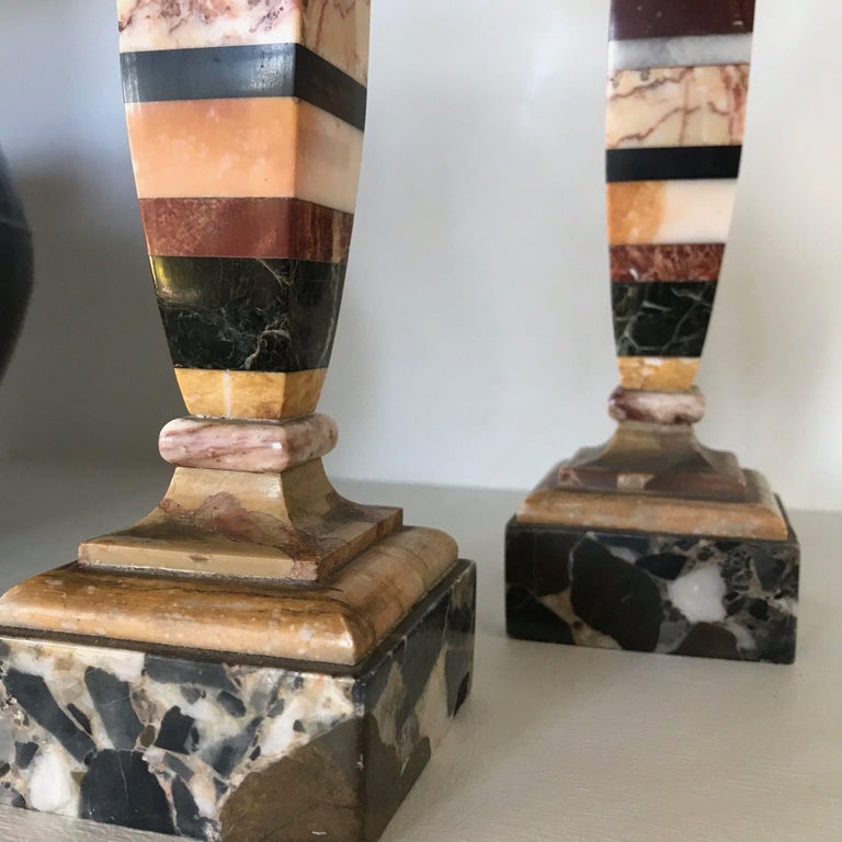 Pair of Marble Specimens as Decorative Objects For Sale at 1stDibs