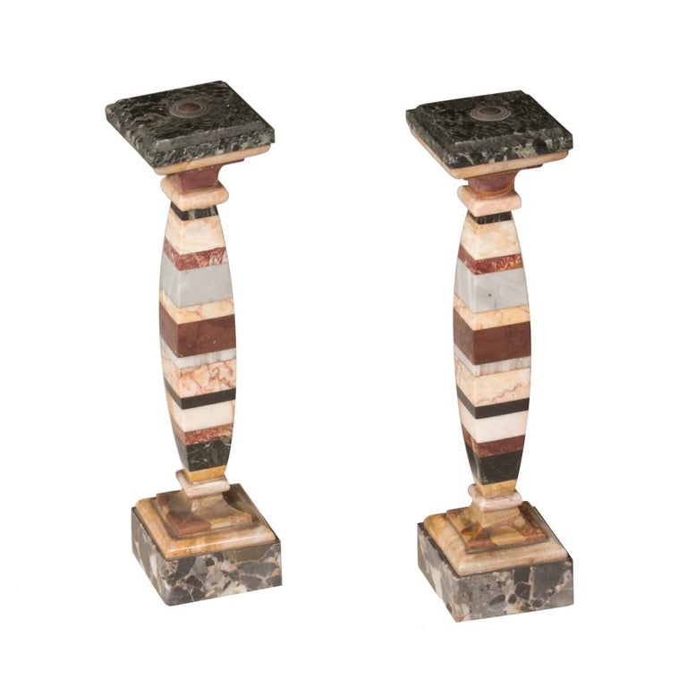 Pair of Marble Specimens as Decorative Objects For Sale at 1stDibs