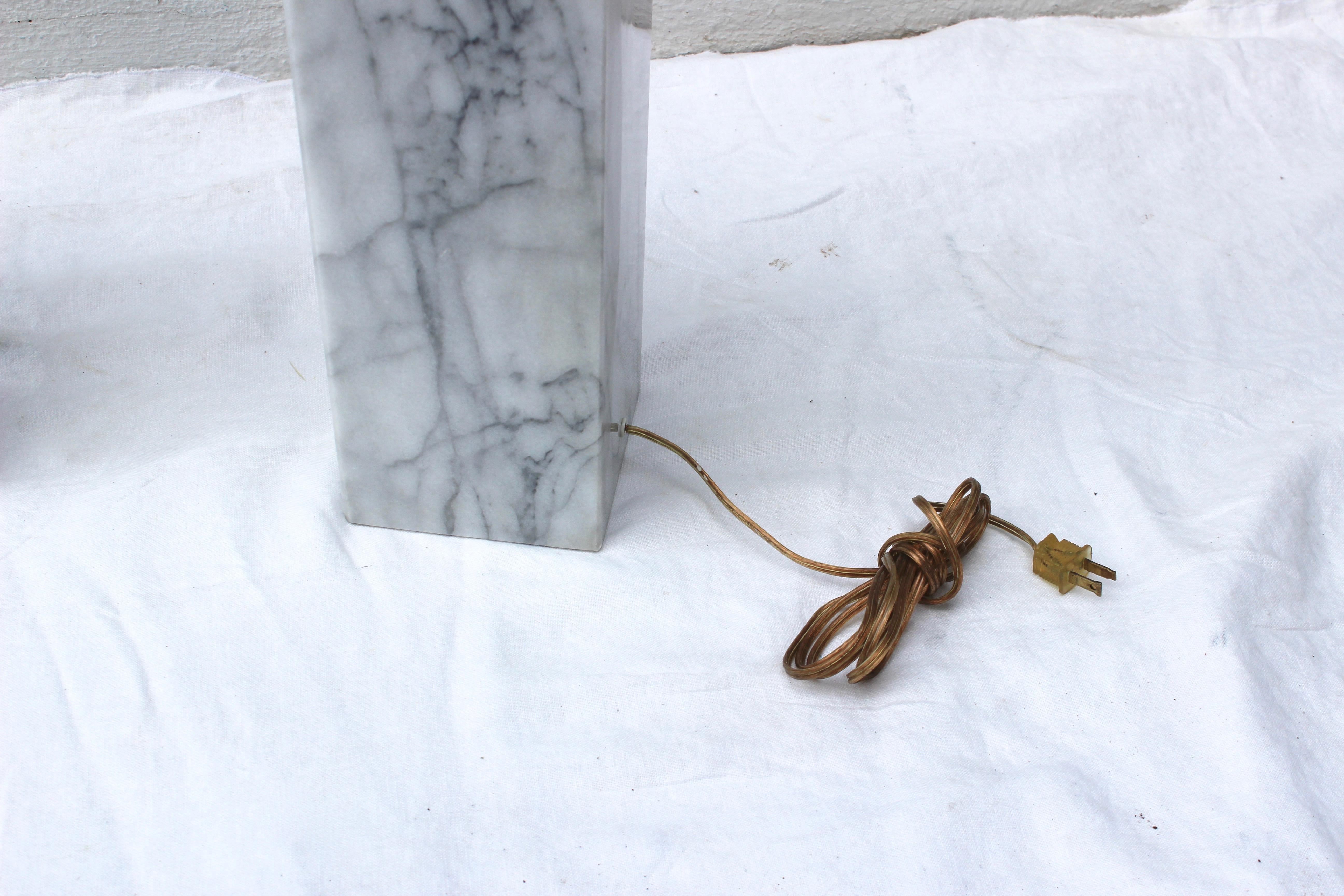 Pair of Marble Table Lamps 3